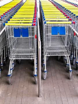 Shopping carts Stock Photos