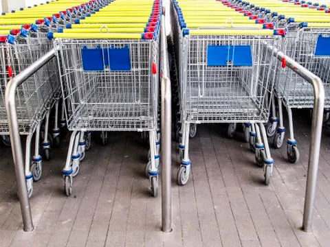 Shopping carts Stock Photos