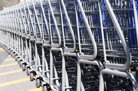 Shopping carts Stock Photos