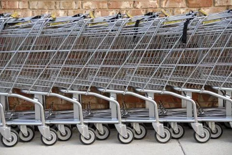 Shopping Carts Foto stock