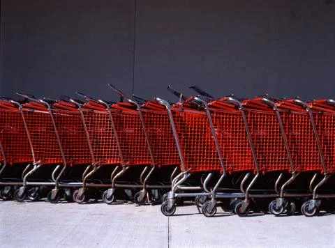 Shopping carts Stock Photos