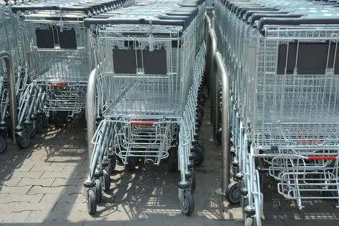 Shopping carts Stock Photos
