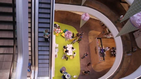 Shopping center / 29 fps Vídeos de archivo 8601034