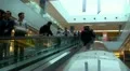 Shopping center escalator HD Footage