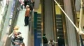 Shopping center escalator HD Footage
