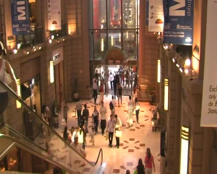 Shopping Center 库存影片 99619