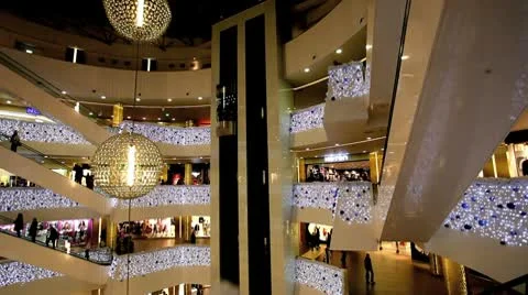 Shopping center Stock Footage 10157051