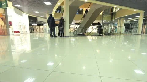 Shopping center Stock Footage 10847270