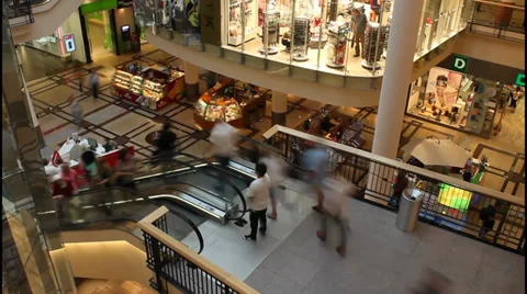 Shopping center Stock Footage 31130338
