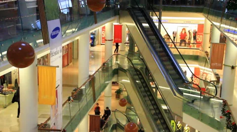 Shopping Center Stock-Footage 34951462