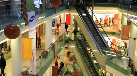 Shopping Center Stock-Footage 34951535