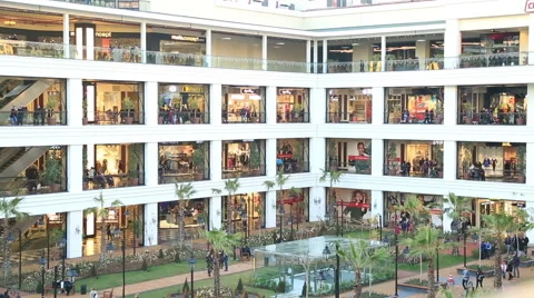 Shopping center Stock Footage 58886398