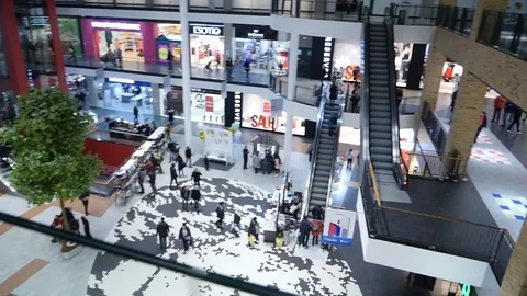 Shopping center Stock Footage 87311873