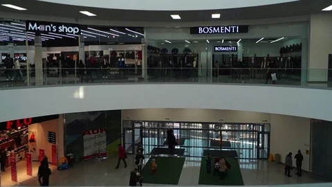 Shopping center Stock Footage 125562875