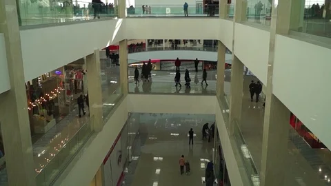 Shopping center Stock Footage 125563107