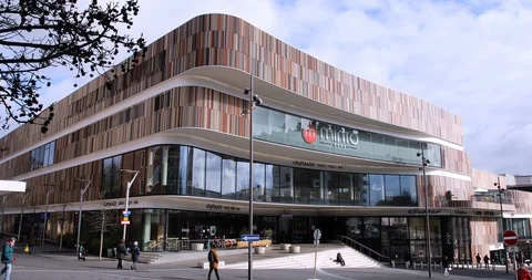 Shopping Center Stock Footage 126046366