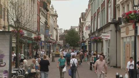 Shopping Center HULL Stock Footage 89307393