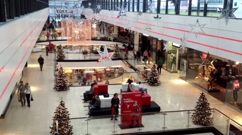 Shopping center interior Stock-Footage 45159695