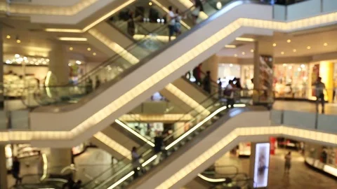 Shopping Centre Stock Footage 84793492