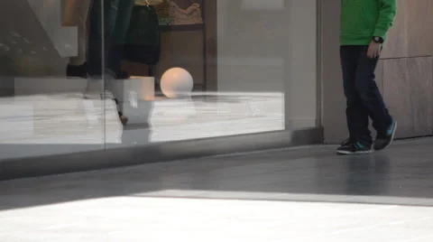 Shopping Centre People Stock Footage 52361439