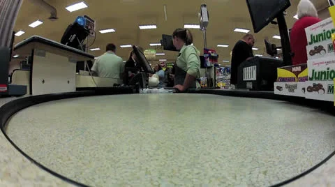 Shopping check out time lapse Stock Footage 26553489