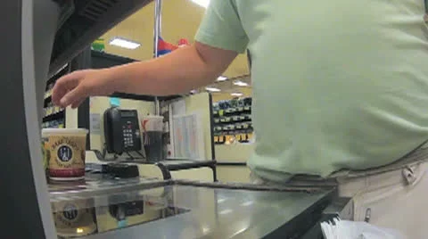 Shopping check out time lapse 動画素材 26676315