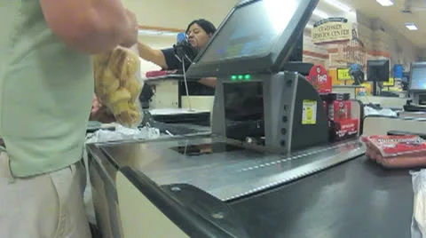 Shopping check out time lapse Stock Footage 26678432