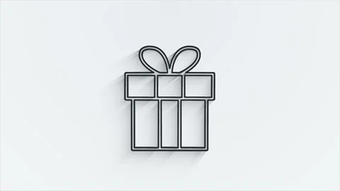 Shopping concept 3D pixel icon design. Outline web icon. Motion graphics. Vidéo 153862668