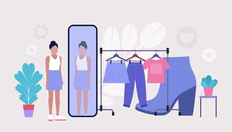 Shopping concept Stock Illustration
