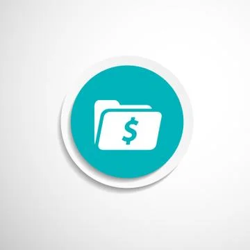Shopping Dollar Folder file icon internet symbol Stock-Illustration