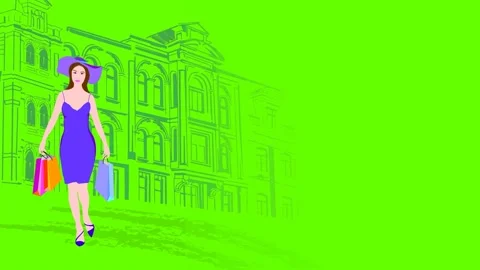 Shopping Stock Footage 135236673