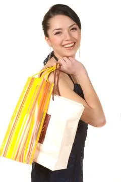 Shopping is fun Stock Photos