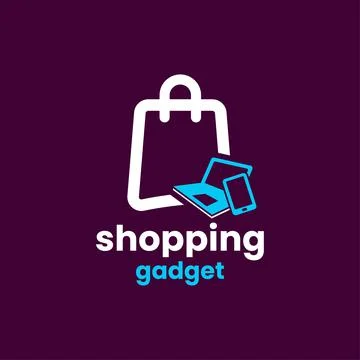 Shopping Gadget Logo Stock Illustration