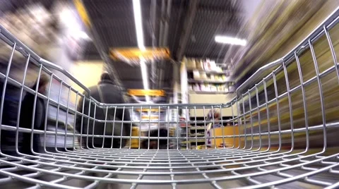 Shopping in hardware store. Time lapse Stock Footage 47486402