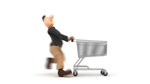 Shopping HD alpha Stock Footage 32511701