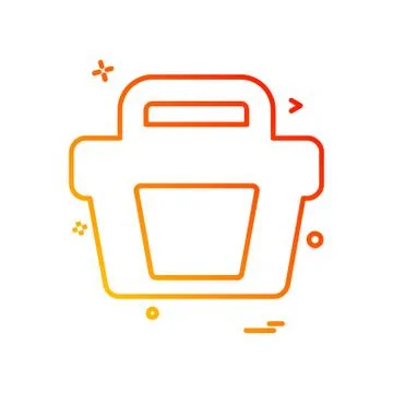 Shopping icon design vector Stock Illustration