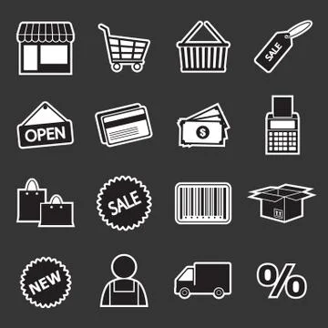Shopping icon Stock Illustration