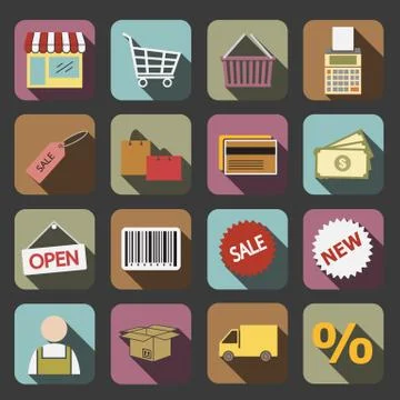 Shopping icon Stock Illustration