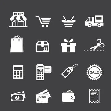 Shopping icon Stock Illustration