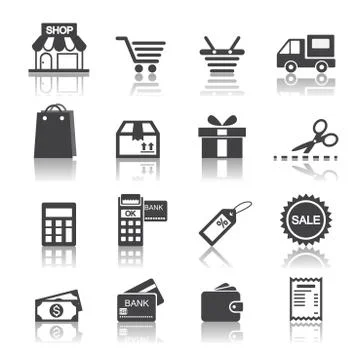 Shopping icon Stock Illustration