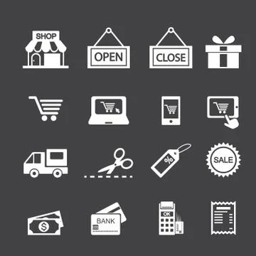 Shopping icon Stock Illustration