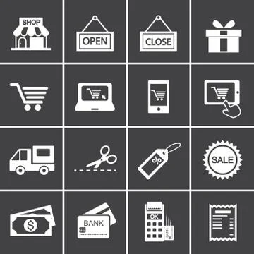 Shopping icon Stock Illustration