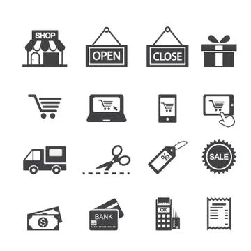 Shopping icon Stock Illustration