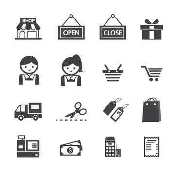 Shopping icon Stock Illustration