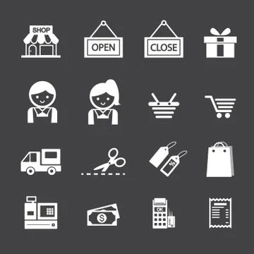 Shopping icon Stock Illustration