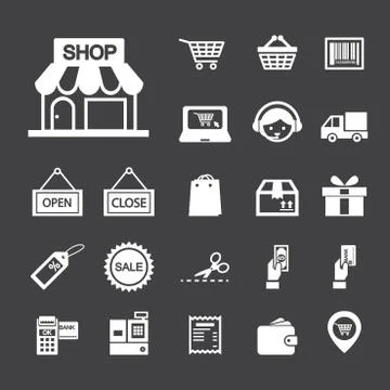 Shopping icon Stock Illustration