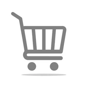 Shopping icon vector Illustrazione stock