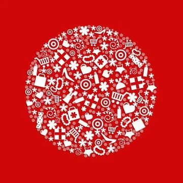 Shopping icons Stock Illustration