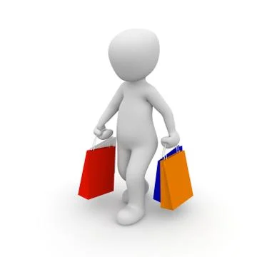 Shopping Stock Illustration