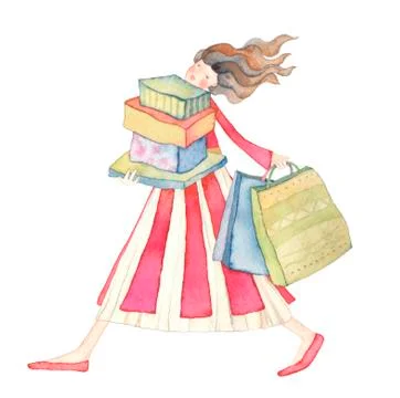 Shopping Stock Illustration